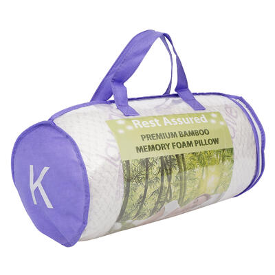 wholesale Bamboo Memory Foam Pillow- Lavender
