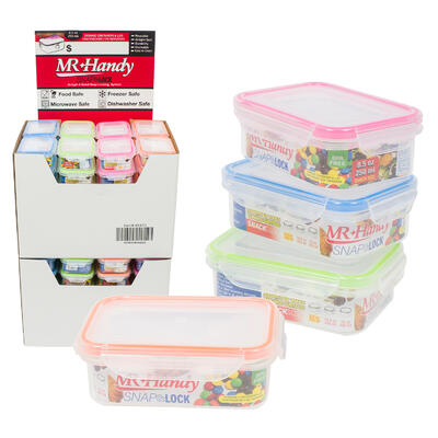 wholesale Mr. Handy Rectangle Food Container- 8.5oz