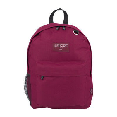 wholesale East West Backpack- 16.5"- Burgundy