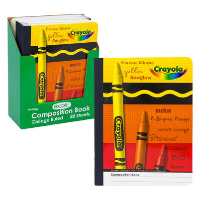 wholesale Crayola College Ruled Composition Book - 80 Sheets