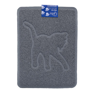 wholesale Gibson Home Pet Elements Cat Silhouette Litter Mat 18.5 x 13.75"