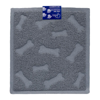 wholesale Gibson Home Pet Elements Dog Bone Litter Mat 17.7 x 15.75"