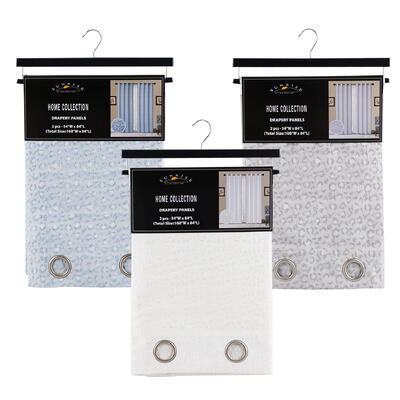 DRAPERY 2PANEL JACQUARD W/GROM