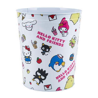 wholesale Hello Kitty & Friends Waste Bin - 9.5" - Trash Can for Kids