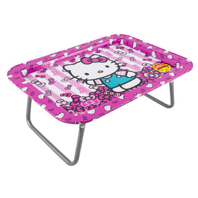 wholesale Hello Kitty Activity Snack Tray with Folding Legs - 17" Pink Bows