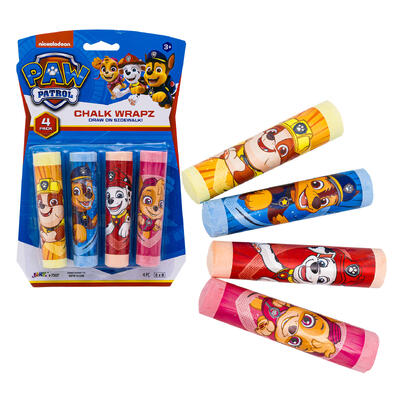 wholesale Paw Patrol Chalk Wrapz Set, 4 Pieces, Multicolor