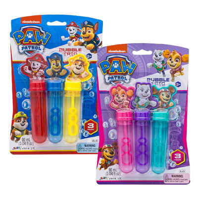 wholesale Paw Patrol Bubble Trio, 3 Pack, 90ml, Multicolor, Assorted