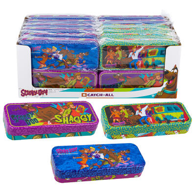 wholesale Scooby-Doo! Tin Pencil Case 8.5", Assorted