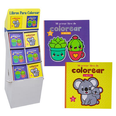 wholesale My First Coloring and Writing Book, 96 Pages, Spanish Edition, Assorted