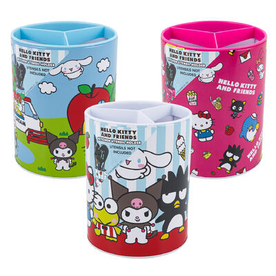 wholesale Hello Kitty & Friends Kitchen Utensil Holder, 6.5", 3 Assorted Colors
