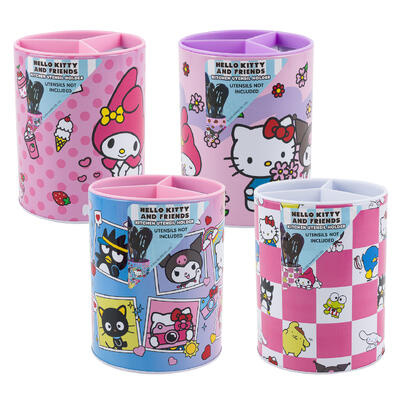 wholesale Hello Kitty & Friends Kitchen Utensil Holder, 6.5", 4 Assorted Colors