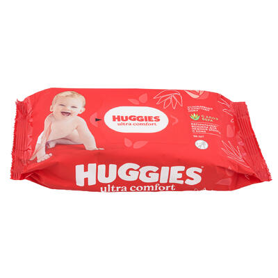 wholesale Huggies Ultra Comfort Baby Wipes with Aloe Vera, 56 Count