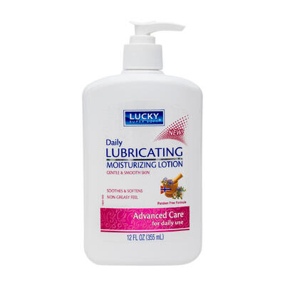 wholesale Lucky Super Soft Daily Lubricating Moisturizing Lotion, 12 oz, Paraben Free