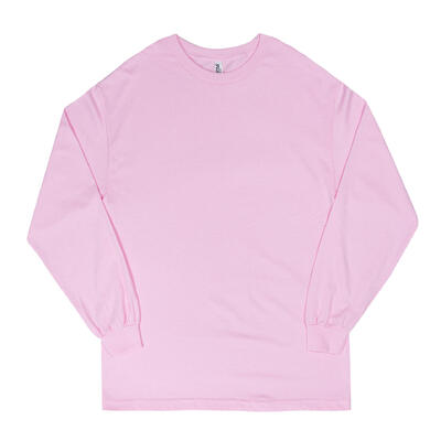 wholesale Alstyle Classic Large Cotton Long Sleeve T-Shirt - Pink