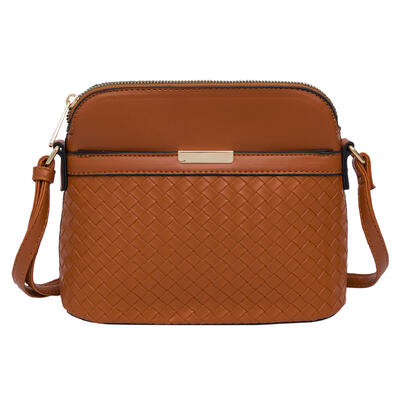 wholesale Deluxity Crossbody Bag - Brown