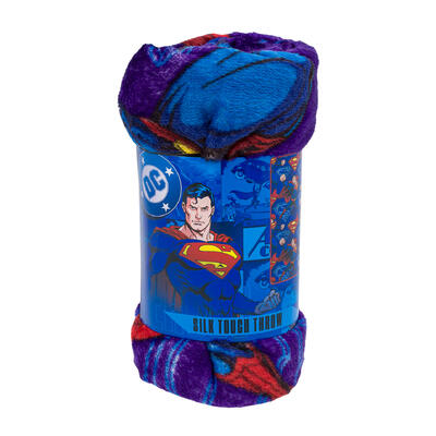 wholesale DC Superman Silk Touch Throw Blanket, 40 x 50", Polyester