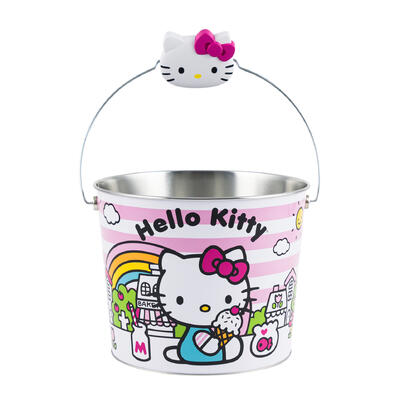 wholesale Hello Kitty Beverage Bucket with Grip Handle