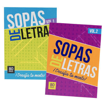 wholesale Sopas De Letras 80pg Spanish Word Searches Puzzle Book Assorted