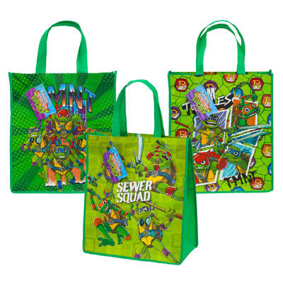 wholesale Teenage Mutant Ninja Turtle Reusable Tote Bags, 16 in, Assorted Colors