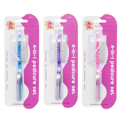 wholesale 4-in-1 Pedicure Set, Assorted Colors