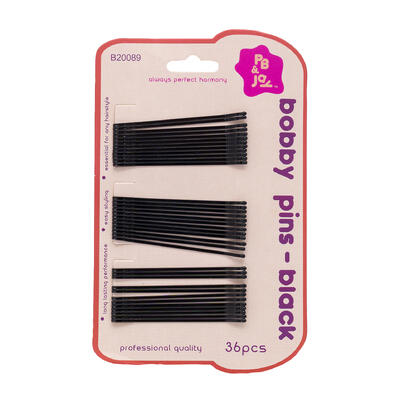 wholesale Bobby Pins 36-Piece Set, Black